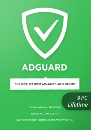 Adguard - 9 PCs - Lifetime