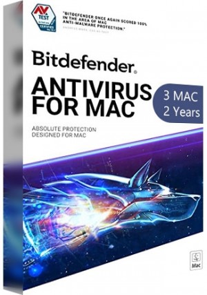 Bitdefender Antivirus for Mac /3 MAC ( 2 Years)