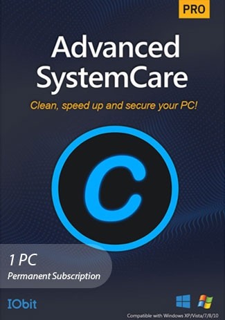 iObit Advanced SystemCare 18 Pro - 1 PC (Permanent Subscription)