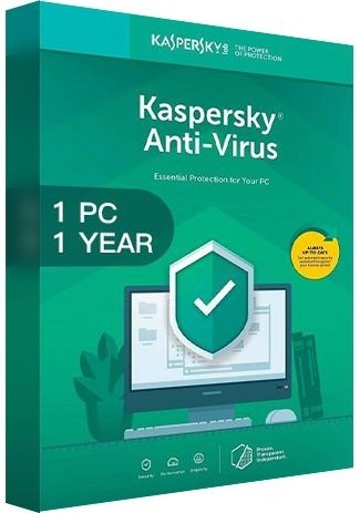 Kaspersky Antivirus 2020 / 1 PC (1 Year) [EU]