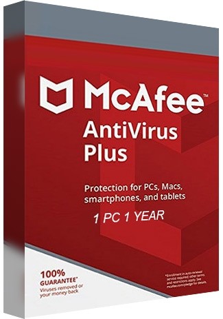 McAfee Antivirus Plus /1 PC (1 Year)